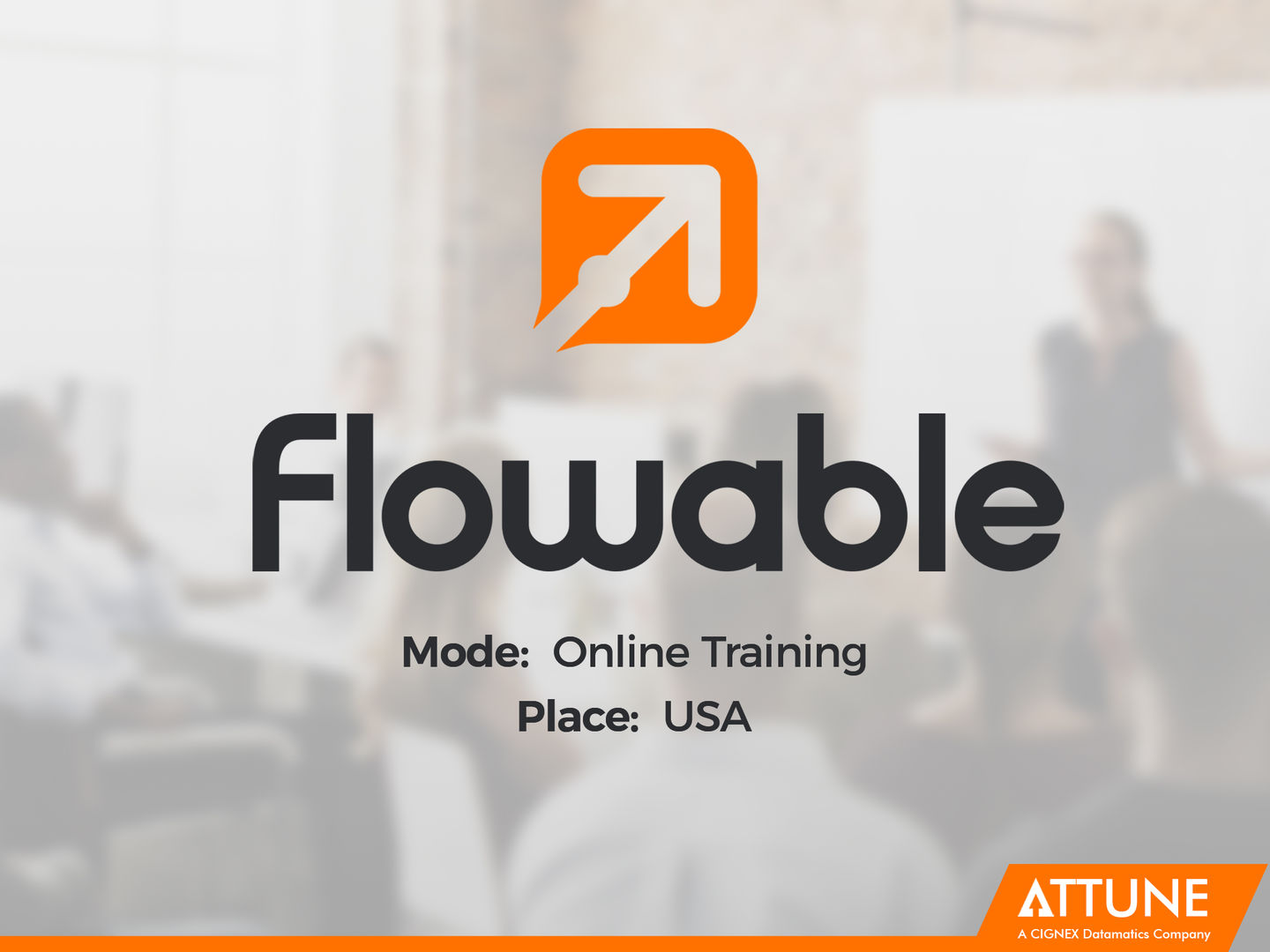 attune successfully delivered flowable training online to usa