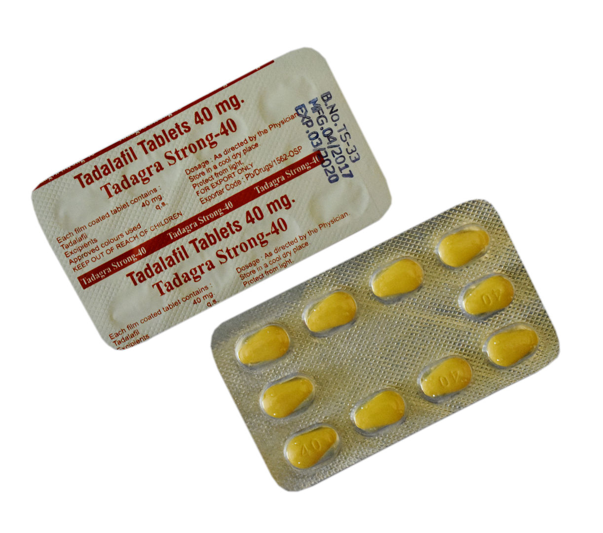 tadagra strong 40mg tadalafil tablets blue magic pills