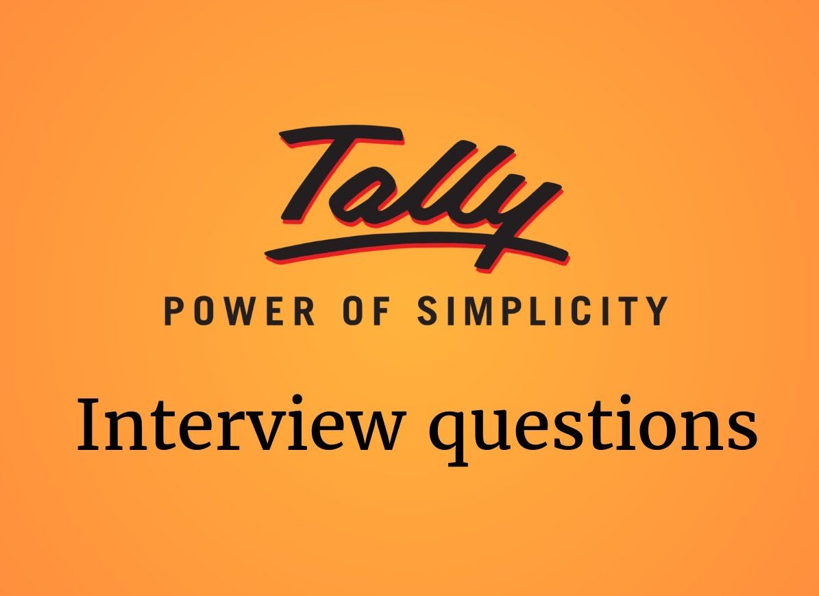 tally interview questions. | yoomark