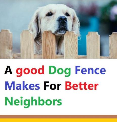 Fence your home to protect your neighbors from your predatory dog