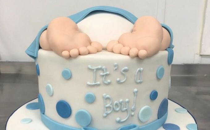 Baby Shower Cake Design