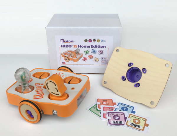 KIBO 15 Home Edition - Screen-Free STEAM Robot Coding Kit for Kids