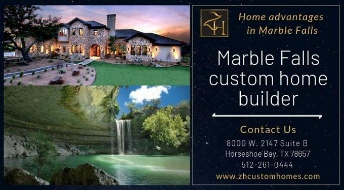 Marble falls with custom home builder