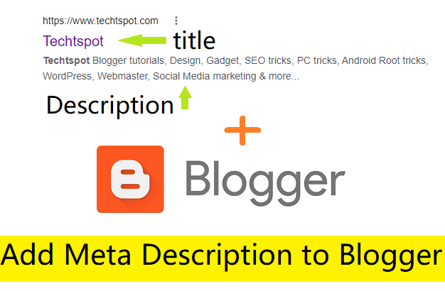  How to add Meta Description to Blogger blog and posts with Pictures 