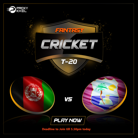 AFG vs WI Match T20 League 2019| Proxy Khel predicitons.