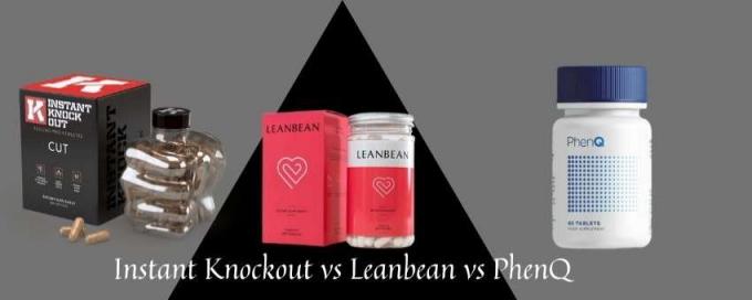 PhenQ vs LeanBean vs Instant Knockout: Best Fat Burner [2022]