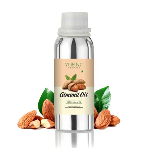 Almond oil|Almond oil for hair|How to use almond oil for hair - theyoungchemist.com