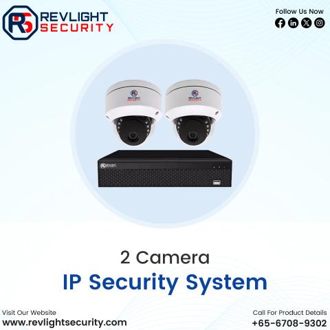Keep an Eye on Your Valuables with 2 Camera IP Security System!