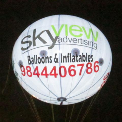 Light, Lit balloon Advertising and Manufacturer In Bangalore| Skyview Advertising