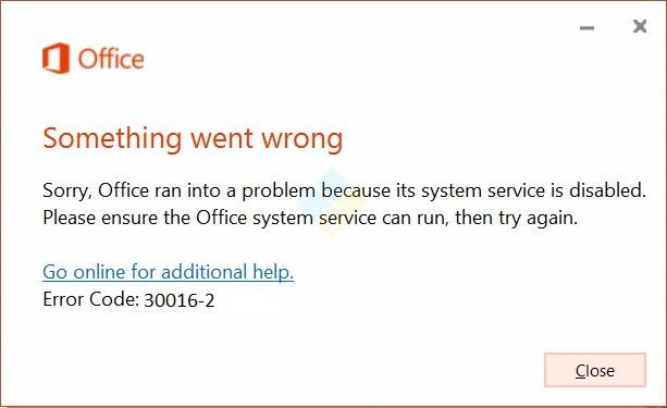 [Solved] How to Fix Error Code 30016-2