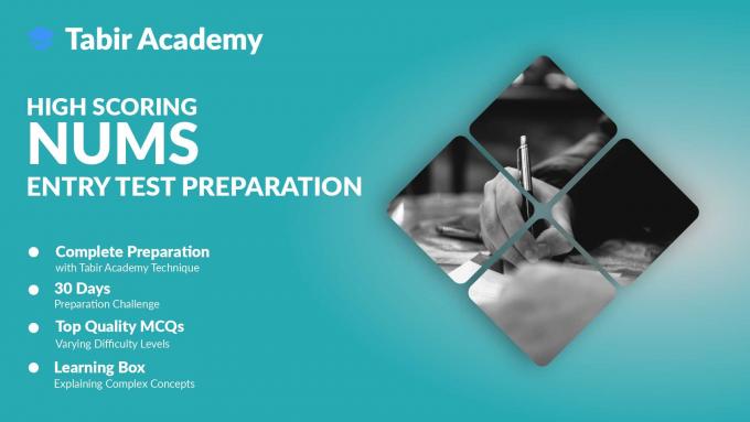 Excel in the NUMS Entry Test with Tabir Academy's Specialized Preparation