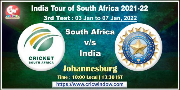 SA vs Ind 3rd Test report series 2021-22 