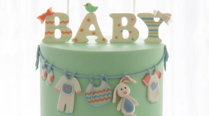 Theme Baby Shower Cake Design 