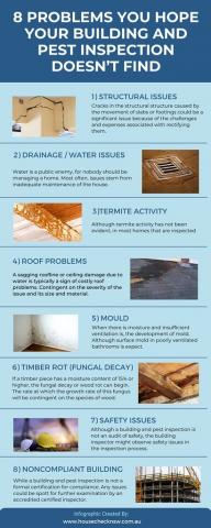 8 Things Your Building and Pest Inspection Will Not Find [Infographic]