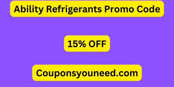 15% OFF Ability Refrigerants Promo Code - May 2025