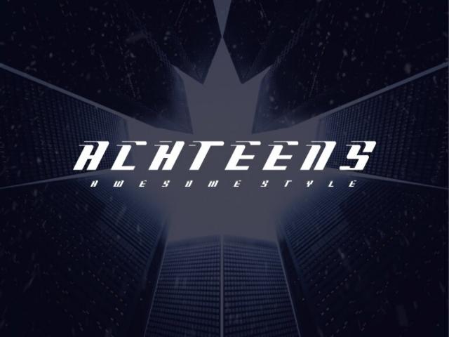 Achteens Font Free Download OTF TTF | DLFreeFont