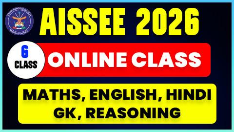 AISSEE 2026 Online Class for Class 6