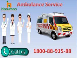 Top Level Road Ambulance Service in Bokaro by Hanuman Ambulance 