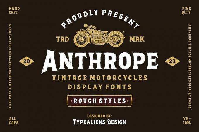 Anthrope Font