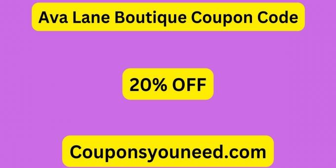 30% Off Ava Lane Boutique Coupon Code - June 2024 (*NEW*)