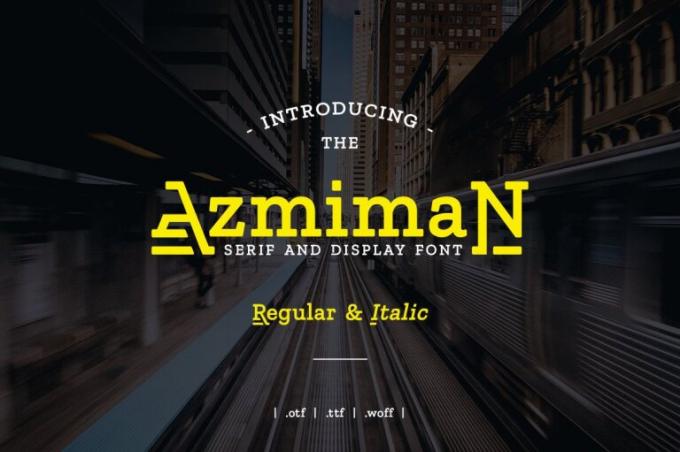 Azmiman Font Free Download OTF TTF | DLFreeFont