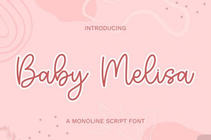 Baby Melisa Font Free Download OTF TTF | DLFreeFont