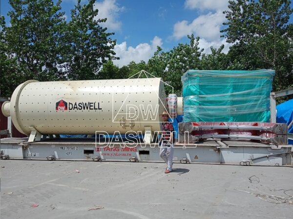 Daswell Sent Ball Mill Plant And Coating Machine To Pakistan Last Month