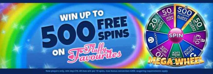 Play and Get 500 FREE Spins on Fluffy Favorites on Lady Love Bingo &#8211; Lady Love Bingo