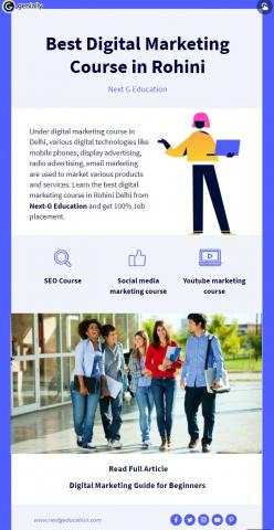 Best Digital Marketing Course in Rohini