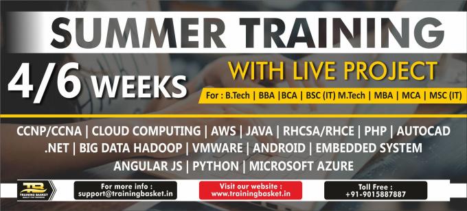 SUMMER TRAINING INSTITUTE IN NOIDA@FOR B.TECH &amp; M.C.A IT PROFESSIONALS. by Training Basket In Noida  - Issuu