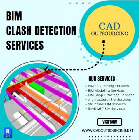 BIM Clash Detection Service Provider - CAD Outsourcing Consultants