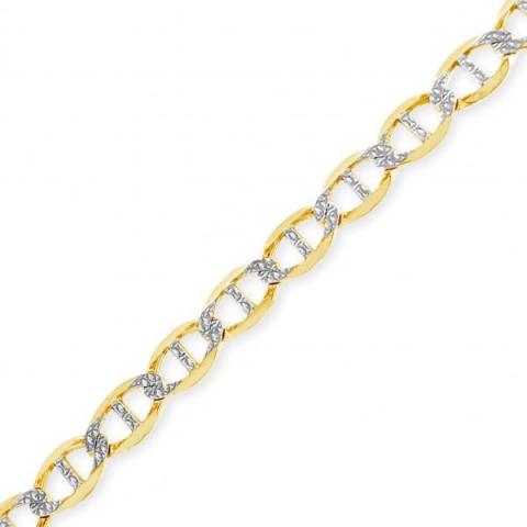 two paved gold chain 