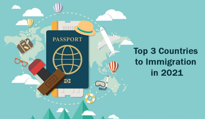 Top 3 Countries to Immigration in 2021 - SCHOLAB OVERSEAS EDUCATION