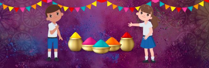 Prepare yourself before playing Holi with preschool kids -