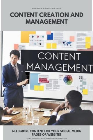 Blue Edge Business - Content Creation and Management