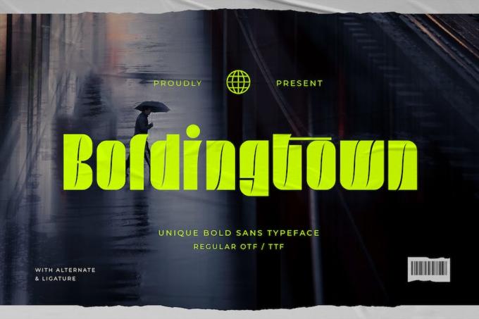 Boldingtown Font Free Download Similar | FreeFontify