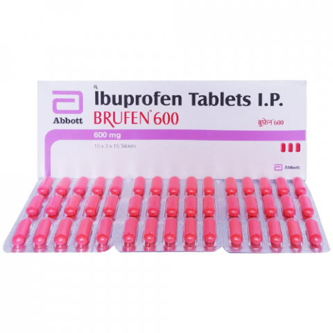 Brufen 600 Tablet - Ibuprofen (600mg) - Pharmaceutical Pain Relief medicine Exporter - Pilcare