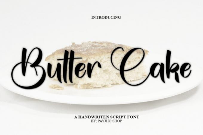 Butter Cake Font Free Download OTF TTF | DLFreeFont