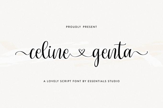 Celine Genta Font Free Download OTF TTF | DLFreeFont