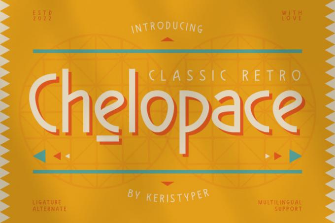 Chelopace Font Free Download OTF TTF | DLFreeFont