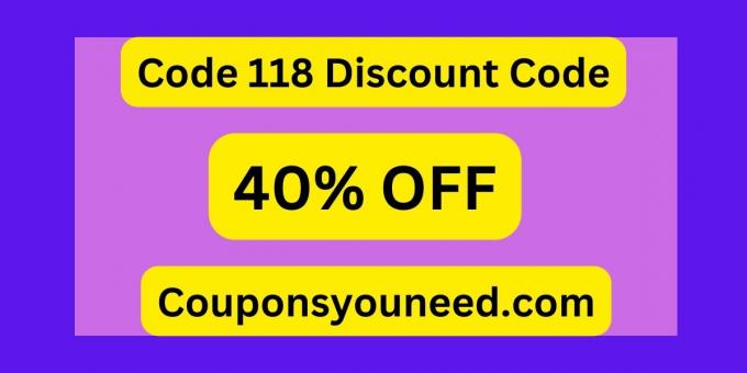 40% OFF Code 118 Discount Code November 2023 - Free Shipping