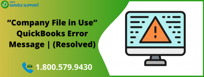 QuickBooks Company File in Use Error | How to Quick and easy Resolve it 