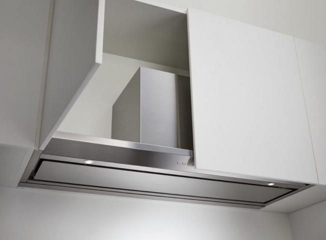 Built-in Designer Cooker hoods | Hideaway Stainless Steel Built