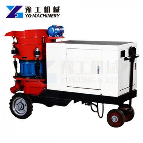 Concrete spraying machine hydraulic &amp; movable | YG Machinery