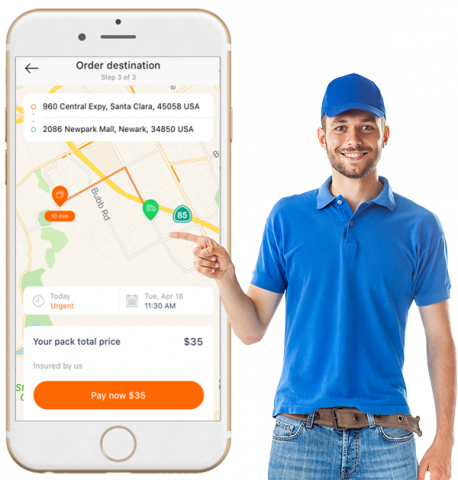 Initiate your Uber For Courier App Development to gain instant traction 