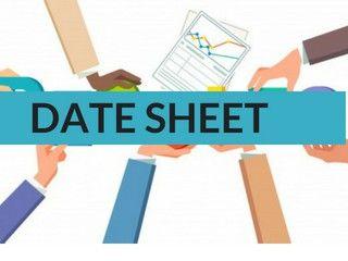 UP Board 10th Date Sheet 2019 - UP Board High School Scheme 2019