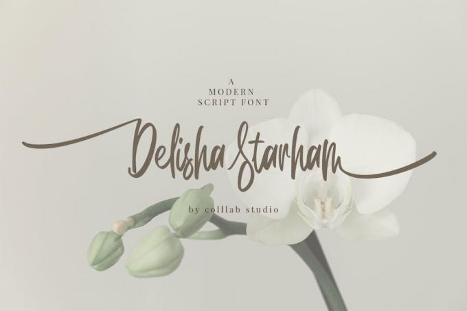 Delisha Starham Font