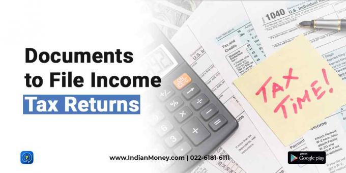 Documents To File Income Tax Return