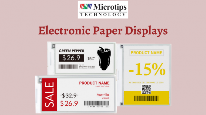 e paper display manufacturers