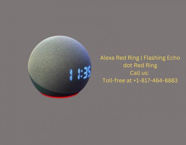 Alexa Red Ring | Flashing Echo dot Red Ring